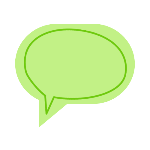 neon green callout graphic