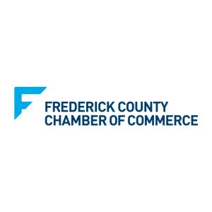 blue Frederick County Chamber of Commerce logo on white background