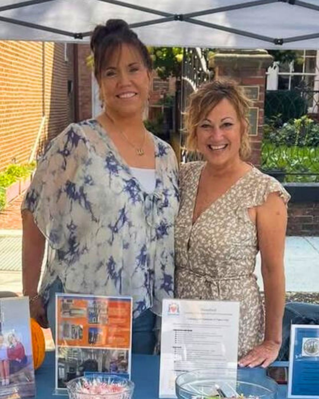 color photo of executive director Cindy Morgan and marketing and events coordinator Susan Futran